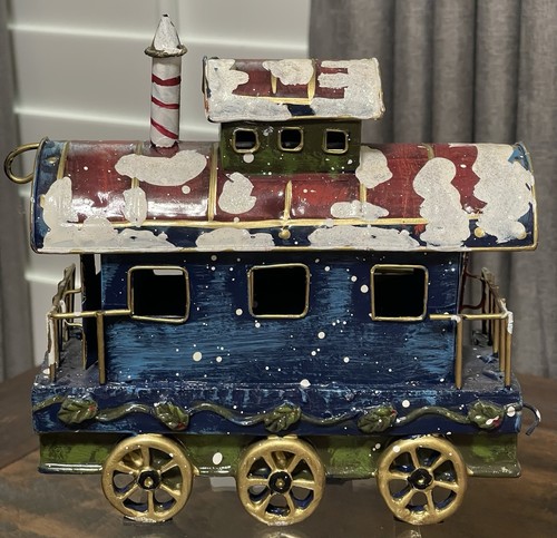 Weihnachten Express Begleitwagen Zug Wagen Strumpf Halter mit Box Zustand Ausgaben Ziel - Bild 8 von 12