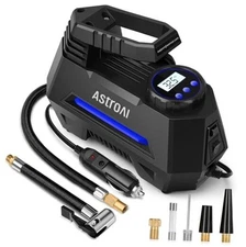  Tire Inflator Portable Air Compressor Air Pump for Car Tires-Car Large Blue