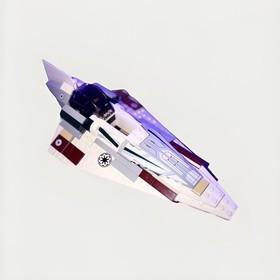 LEGO Star Wars 7868 Mace Windu Jedi Starfighter Built Incomplete No Minifigures