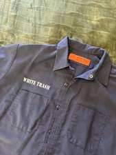 Red Kap Navy Maintenance Work Shirt XL-SS 65 Polyester 35 Cotton