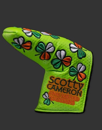 Scotty Cameron St. Patrick's Day Patriot Clover Head Cover Lime Green - Picture 3 of 3