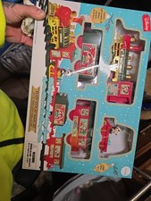 Disney Mickey Mouse Holiday Express Lights Sounds Christmas Train Set New