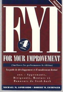 FYI For Your Improvement: Un guide de developpement... | Buch | Zustand sehr gut