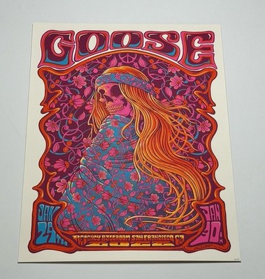 Goose The Band Poster San Francisco Regency 2022 #'d Official