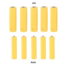 5Pcs AA/ AAA Size Dummy Fake Battery Setup for Shell Placeholder Cylinder Conduc