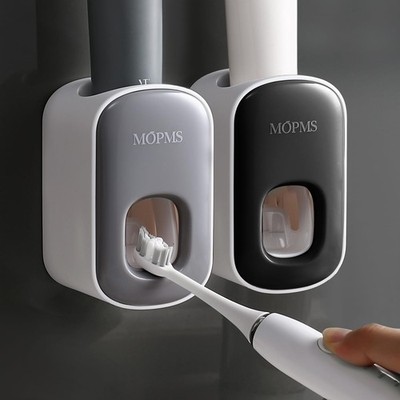 MOPMS Toothpaste Dispenser Wall Mounted for Bathroom Automatic Toothpaste Squ...