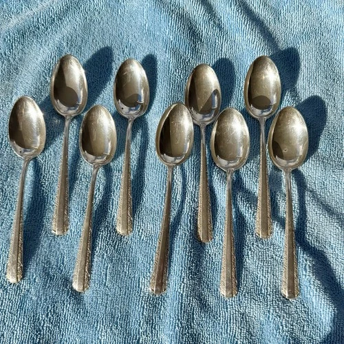 Towle Candlelight Sterling Silver Teaspoons Set of 9