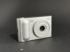 48MP Kids Digital Camera 1080P Dual Lens Compact Silver with 32GB Card
