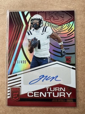 2025 Panini Donruss Elite Turn of the Century Auto Jalen Milroe #TOC-JMO /499