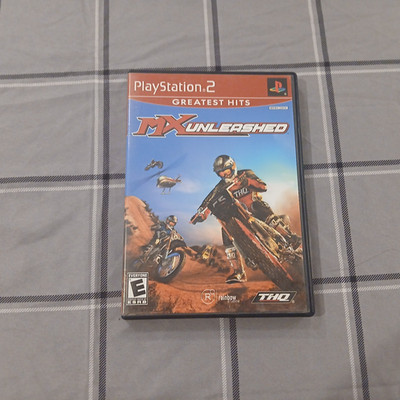 MX Unleashed (Sony PlayStation 2, 2004) - Tested and Working w/ Manual