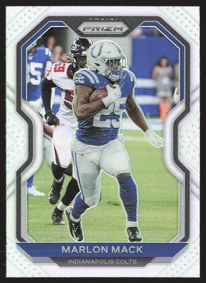 2020 Panini Prizm #86 Marlon Mack Prizm Silver