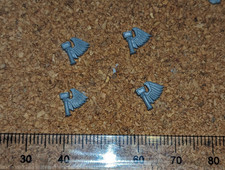 Warhammer The Old World: Dwarfs Bits: Dwarf Warrior Shield Icon - Winged Hammer