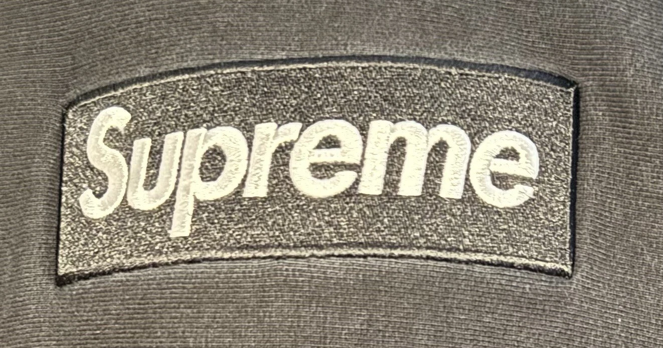 Felpa con cappuccio Supreme Box logo cotone nero XL