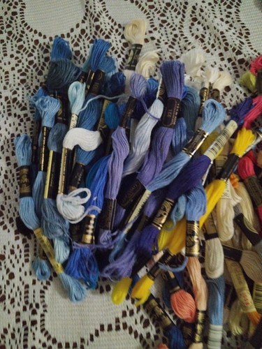 Cotton Embroidery Floss Lot - Well Over 200 Skeins Assorted Brands