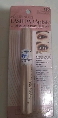 L'Oreal Paris Voluminous Lash Paradise Mascara Primer, 250 Millennial Pink See. 