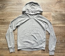 Girl  s Danskin Now Gray Pullover Hoodie Size L 10-12 
