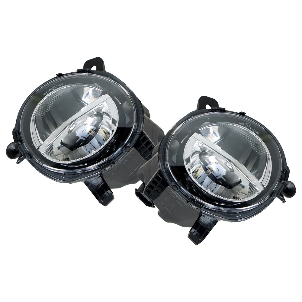 Pair Led Fog Lamp Front Bumper Light White For Bmw 3 Series F30f35 
