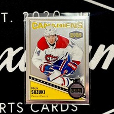 2019-20 UD OPC Platinum Nick Suzuki RETRO Rookie Card Montreal Canadiens #R-90. rookie card picture
