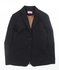 Brook Taverner Women&rsquo;s Black Wool Blend Classic Blazer UK 8