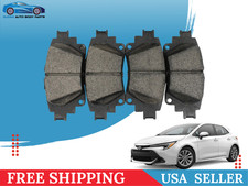 Rear Ceramic Disc Brake Pad Set for 2019-2025 Toyota Corolla Prius Prime