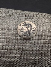 Vintage Sterling Silver Kokopelli Lapel Pin Tie Tack Southwestern Signed B 2.8g