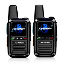 4g Poc Walkie Talkie Long Distance,Unlimited Distance 2, Black
