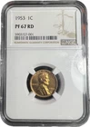 1953 Proof 1c Lincoln Cent NGC PF67RD