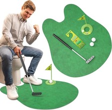 Potty Putter Toilet Golf Game Gag Gift New Sealed Box Bathroom Golf Game 2 Balls
