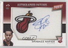 2014 Panini Black Friday Manufactured Shabazz Napier #SN Patch Auto 7p5