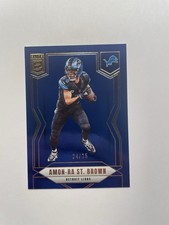 2025 Panini Donruss Elite - Amon-Ra St. Brown #83 - BLUE /75