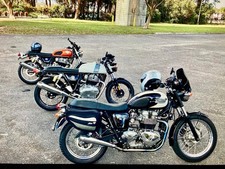 Triumph Bonneville T120 / T100 Saddle Bags Luggage with mounts (Pair)