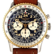 Orologio da uomo Breitling Navitimer Cosmonaute D12022 nero argento arabo 41 mm