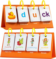 Phonics Flash Cards Sentence Building for Kids, Learn to Read Sight Words Phonic