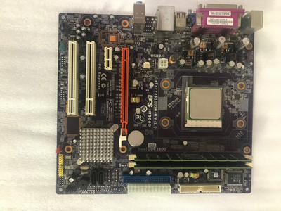 ECS GEFORCE 6100SM Motherboard Combo, AMD CPU with RAM