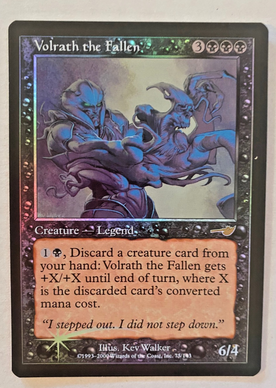 Nemesis Volrath the Fallen - Foil x1 NM-Mint, English Magic Mtg M:tG