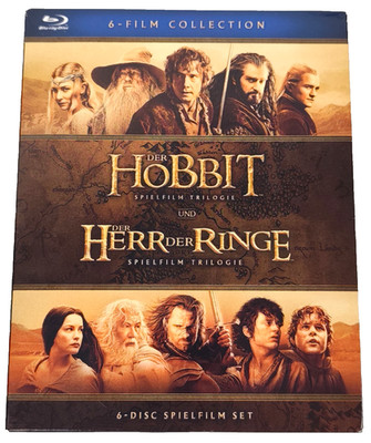 Der Hobbit Trilogie + Der Herr der Ringe Trilogie, 6-Film Collection, Blu-ray