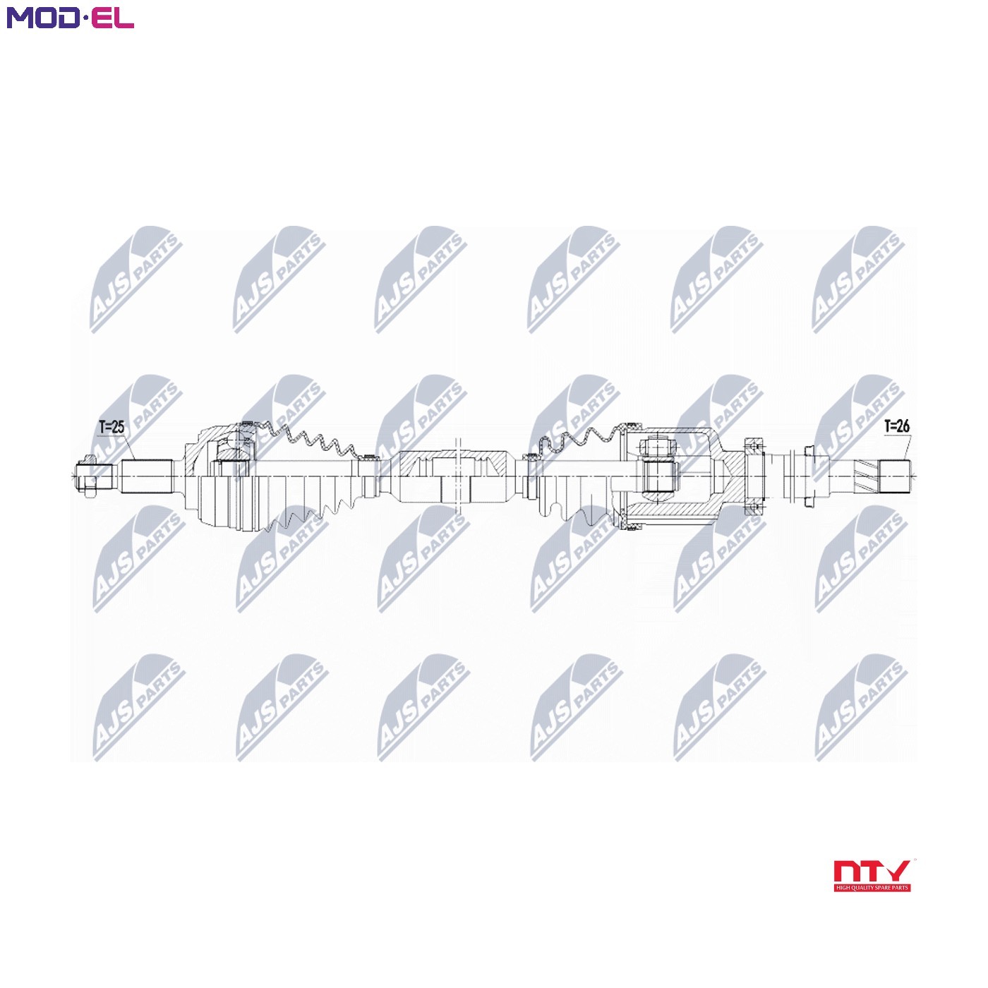 Drive shaft suitable for Renault Megane III/Fluence/Scenic/Grand Scenic 1.5DCI - Image 9