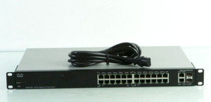 Cisco SG200-26P Gigabit Ethernet Smart Switch, 24 10/100/1000 Ports, PoE n415