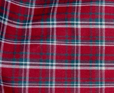 Longaberger 1987 Christmas Mistletoe/Tea Basket Liner-Plaid Tidings Fabric-NEW!