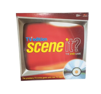 Scene It? TV Edition The DVD Game NEW Unopened Factory Sealed FREE SHIPPING 