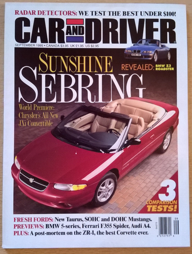 CAR AND DRIVER - Year 1995: 6 issues of the year - "collector" condition - Picture 5 of 7