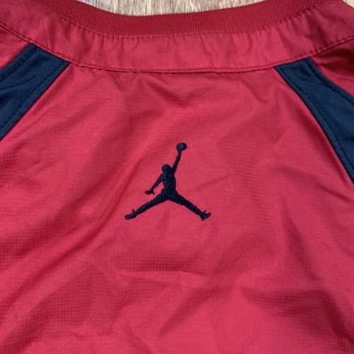 Air Jordan Boys Jacket Size Large Red Black Full Zip Jumpman - Picture 9 of 11