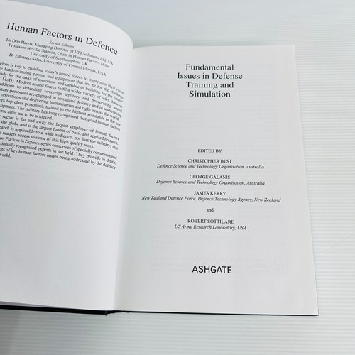 Fundamental Issues in Defense Training and Simulation (Human Factors in Defence) - 第 6/11 張圖片