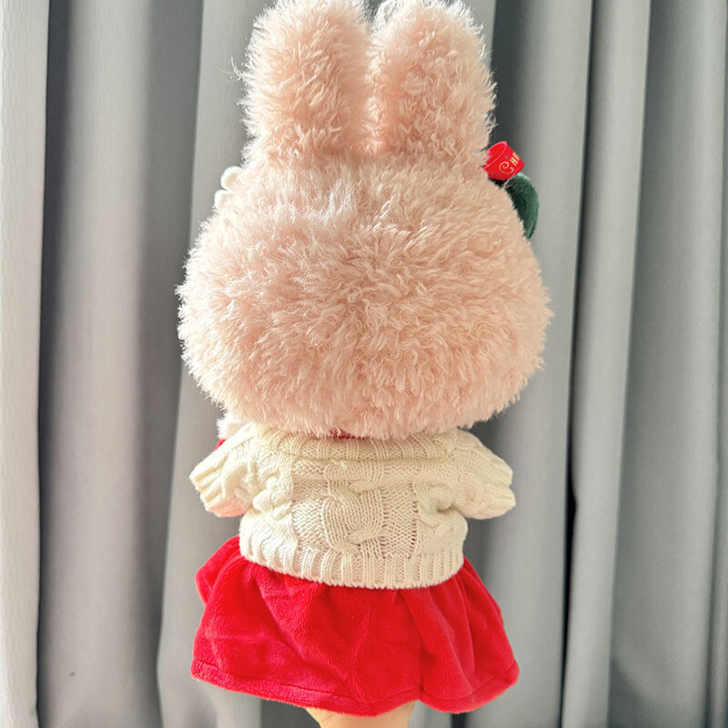 新品 POPMART LABUBU THE MONSTERS ぬいぐるみ手袋 POP MART 38CM The Monsters Labubu Plush Doll Red Gloves