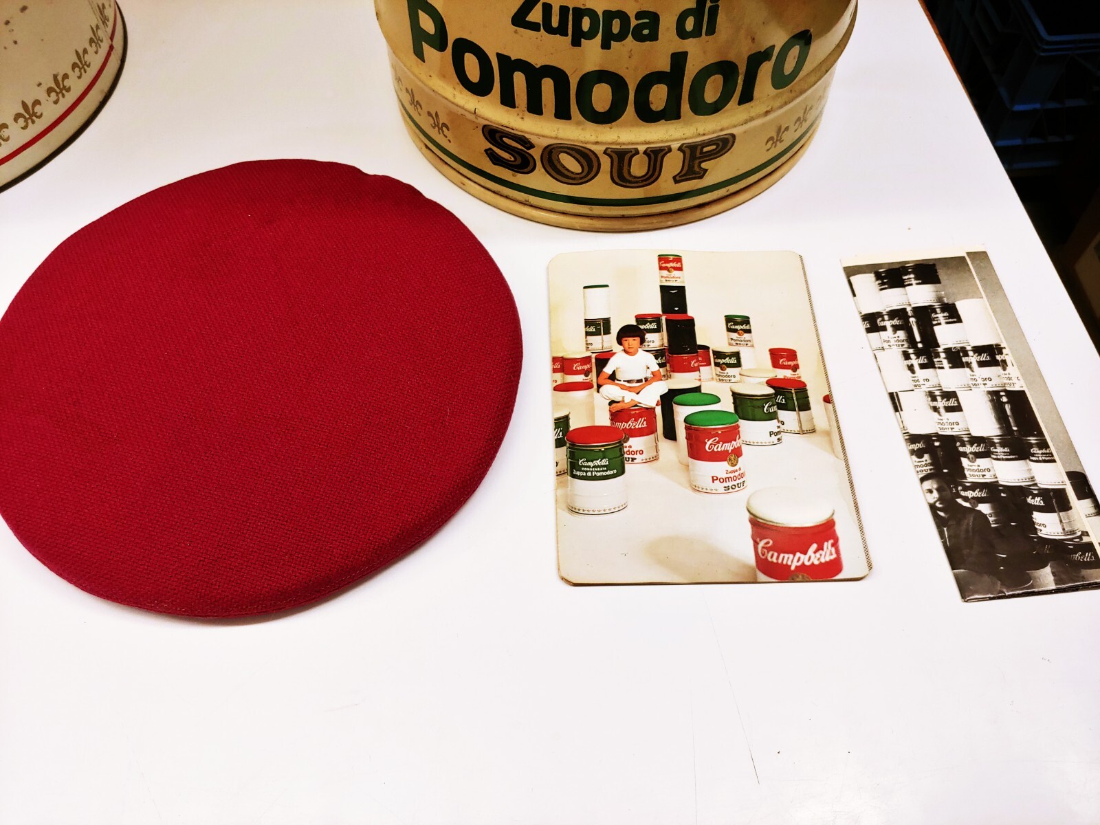 Dino Gavina, Campbell's Tomato Soup Stool Homage to Andy Warhol, Studio Simon