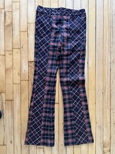 NWT Vtg Patrizia Pepe Tweed Wool Flared Pants 40