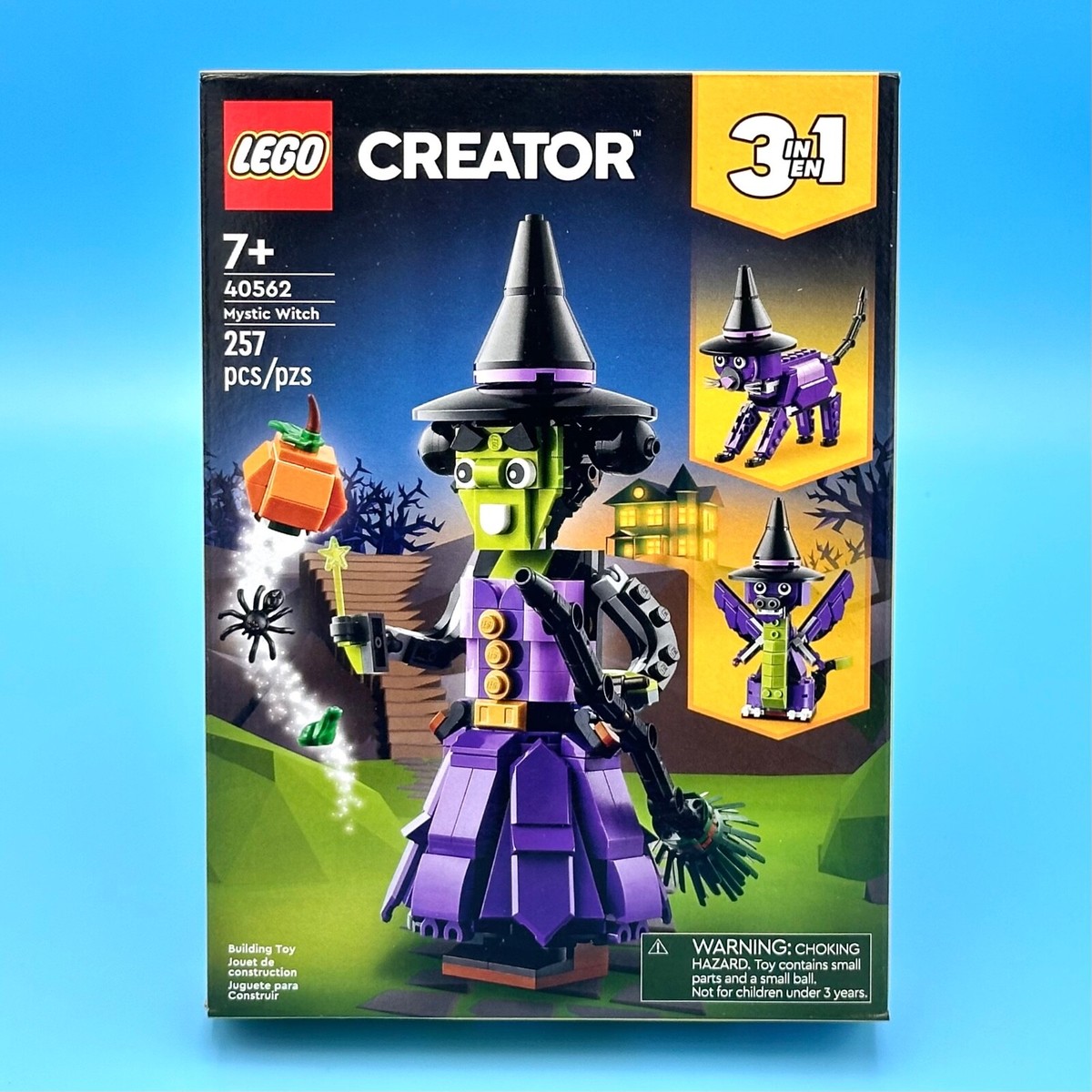LEGO Creator 3 in 1 Mystic Witch Cat Dragon GWP (40562) Halloween LEGO Creator 3 in 1 Mystic Witch Cat Dragon GWP (40562) Halloween