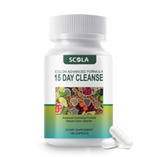 15 Day Cleanse - Gut Colon Support Caffeine-Free Advanced Formula - Non-GMO 120