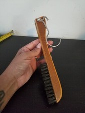 Vintage Foldable Travel Coat Hanger with Clothes Brush Made in Germany