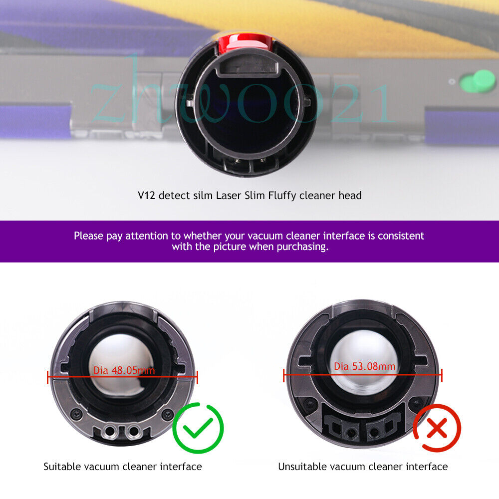 Dyson V12 Detect Laser Slim Fluffy Cleaner Head 971360-02 Dyson V12 Detect Laser Slim Fluffy Cleaner Head 971360-02